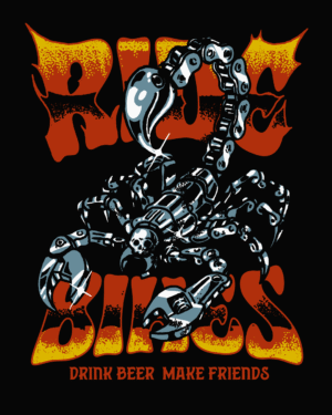 Ride Bikes Manga Larga